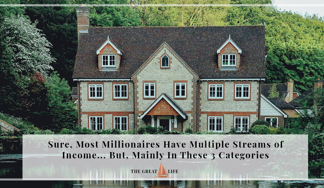 Most Millionaires Have Multiple Streams Of Income But Mainly In These 3 Categories